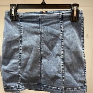 Free People Denim Skirt